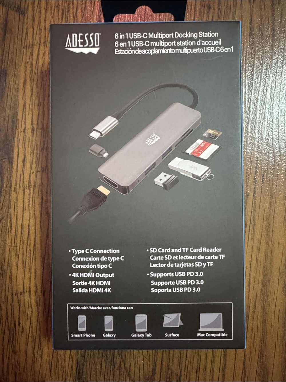6-in-1 USB-C Multiport Docking Station - C1.RBk.M